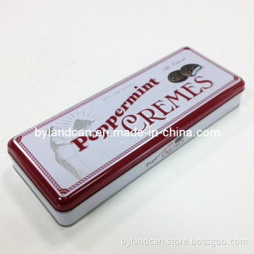 Rectangular Tin Box for Packaging Biscuit